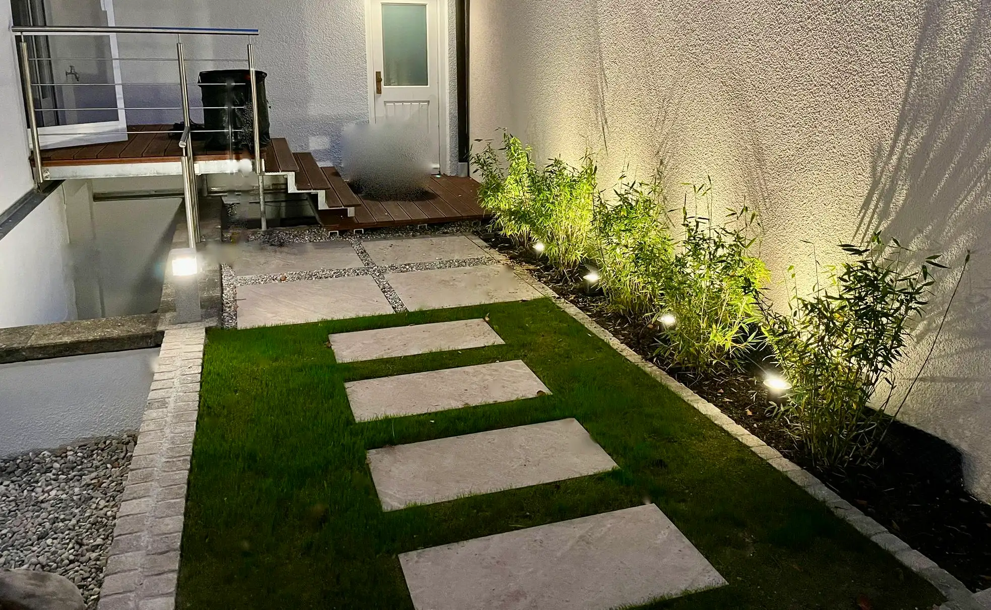 Pergola mit Lounge, Berg